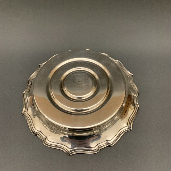 Wm. A. Rogers 4963 Tray Bowl Silver Plate 6 3/4" x 1 1/8" high - Picture 4 of 7